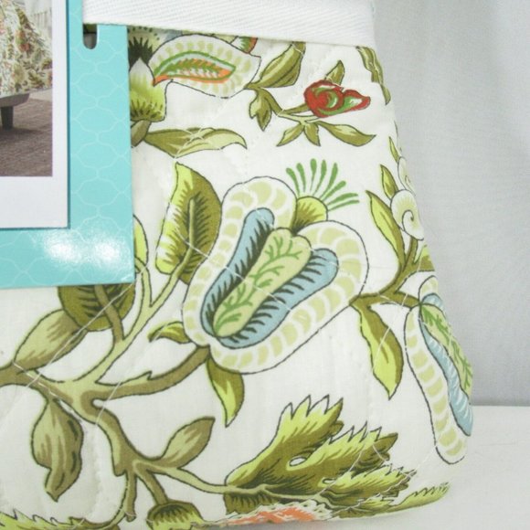 Waverly Quilt Set Imperial Dress Jacobean Floral Blanket Coverlet 2 Pillow Shams - Picture 10 of 10